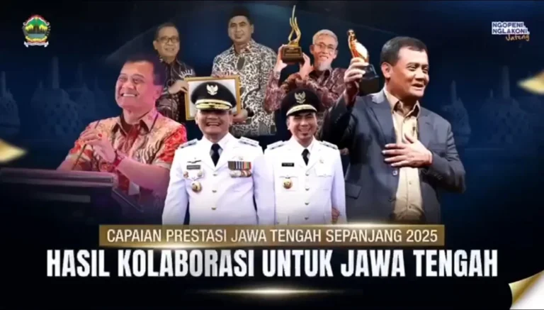 Capaian Prestasi Jawa Tengah Sepanjang 2025